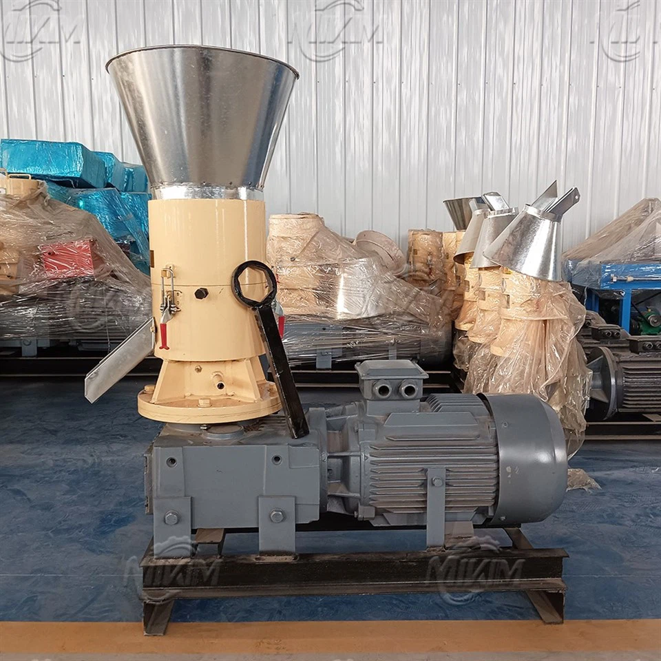 Wood Chip Pellet Maker Machine With Foced Feeder For Making Grass/Alfalfa Pellets suppliers